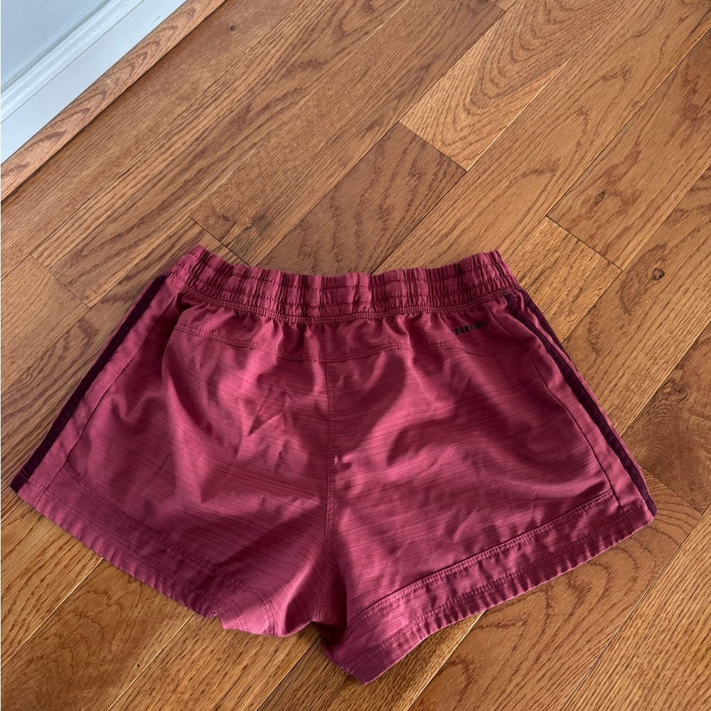 adidas Women's Berry Athletic Shorts with Dark Trim - Picture 2 of 2